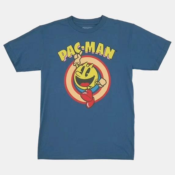 Pac-Man Mens Pac-Man Cartoon Graphic Retro Arcade Gamer Shirt NWT 3XL 2XL