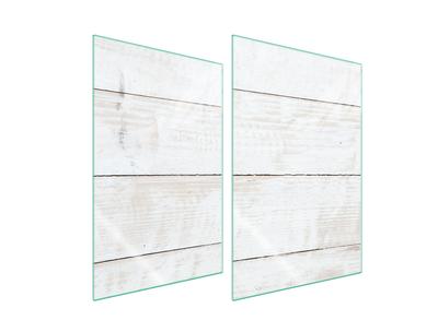 SZKLANA PŁYTA OCHRONNA DO KUCHNI 2x35x52 DREWNO