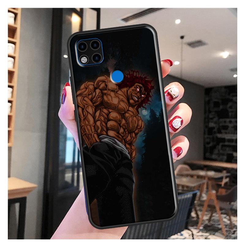 BAKI Hanma Yujiro Anime Funda für Xiaomi Redmi Hinweis 10S 9S 8T 9 Hinweis 10 Pro Hinweis 11 Pro Redmi 9C 9A 9T Weichen Fall