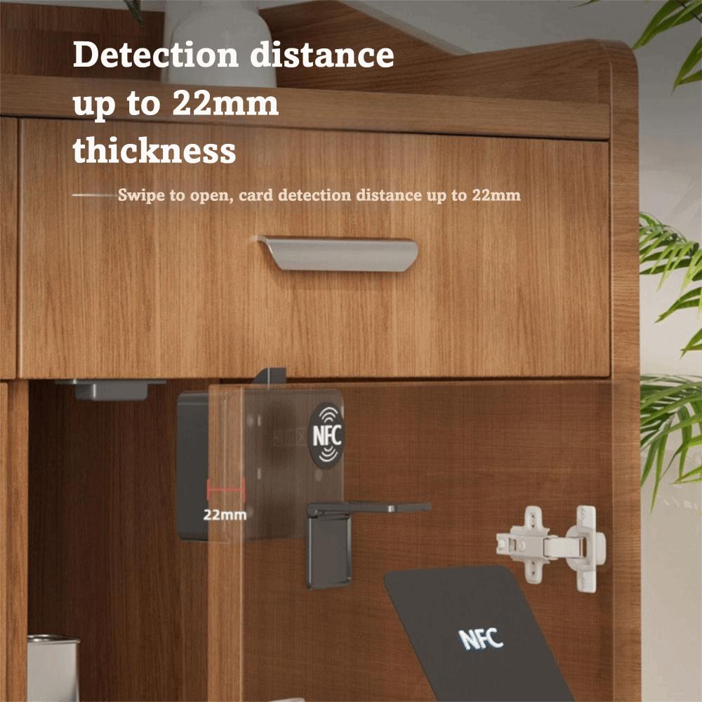 NFC Unlock Smart Cabinet Lock Long Battery Life Magnetic Sensing Lock NFC Smart Lock  Drawer Lock
