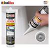 IsolBau Sanitary Silicone Gray Sanitär Silikon 3 x 300ml