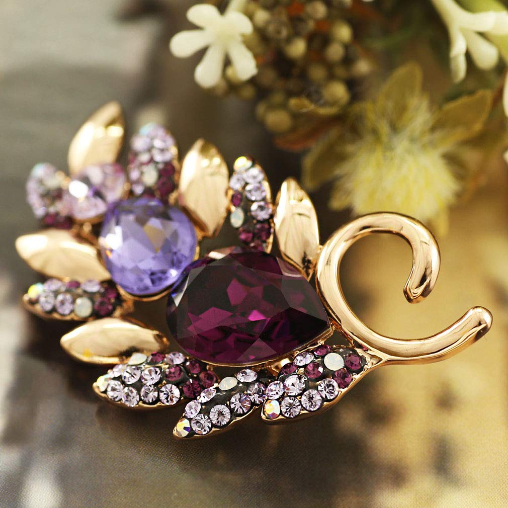 Broszka Devalier na starożytną rzadką Kishou 70 lat 77 lat ametystowa karta do pakowania z wiadomością prezent urodzinowy g140-t panie, świętowanie, świętowanie,