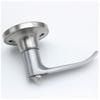 Aluminium Zinc Zinc Alloy Door Handle Lock Silver Three Bar Handle Lock Universal Home Door Lock  Bedroom