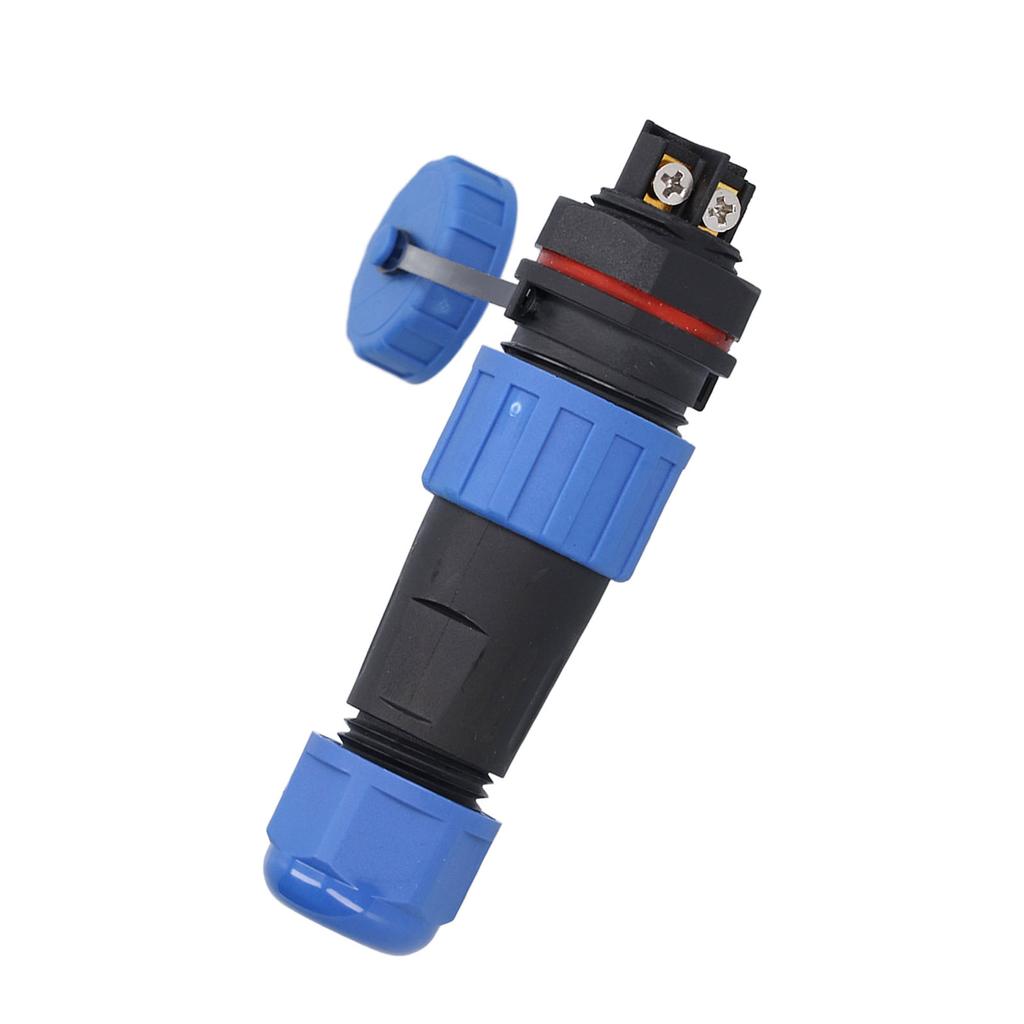 Aviation Socket Plug LP16 2Pin Sveisefri IP68 Vanntett 20A Hunn Han Kabelkontakt