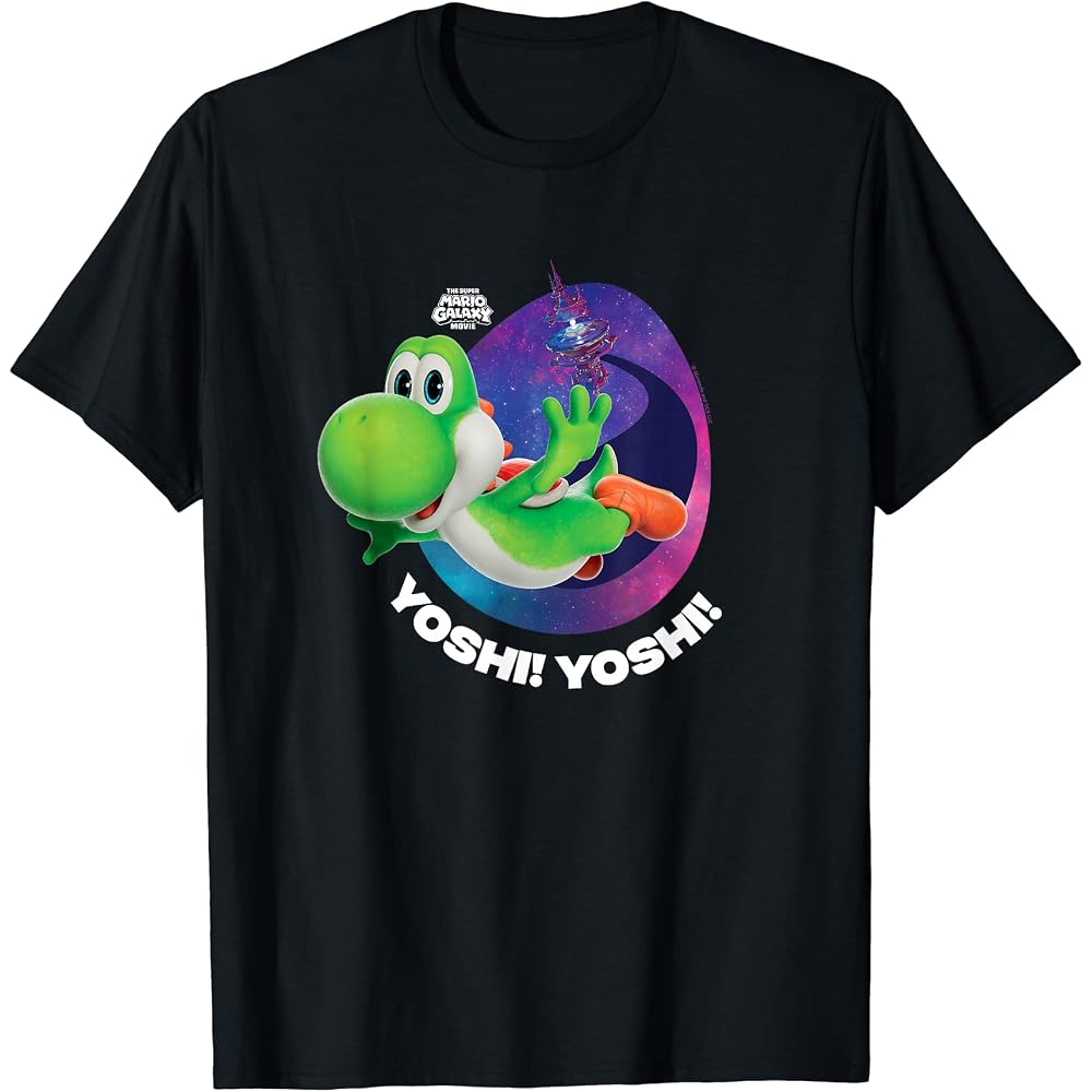 The Super Mario Galaxy Movie Yoshi Soars t-shirt