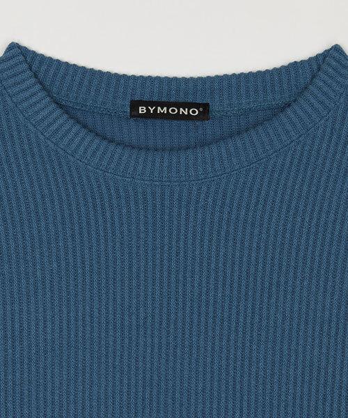BYMONO [Big Sizes Xl-6Xl] Mono All Day Round Knit Tee