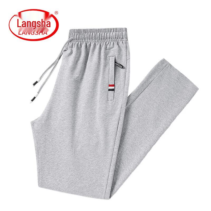 

LangSha Men s Summer Casual Straight-Leg Sweatpants L