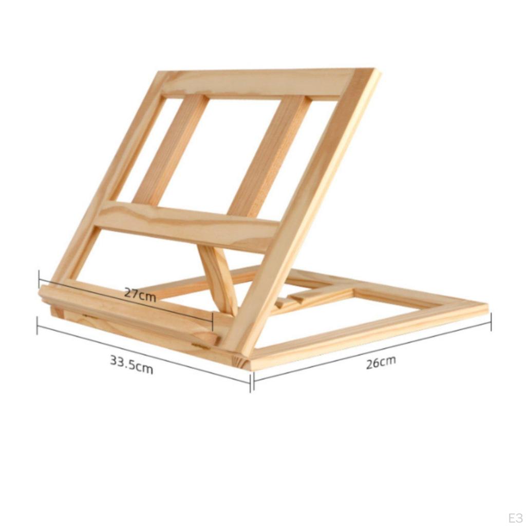Portable Art Easel Set 2 In 1 Foldable Drawing Pencil Shelf Adjustable Surface for