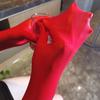 912 Glossy Ultra-Thin Fingerless Stockings Gloves, High-Density Sunscreen Bridal Sleeves for Men and Women