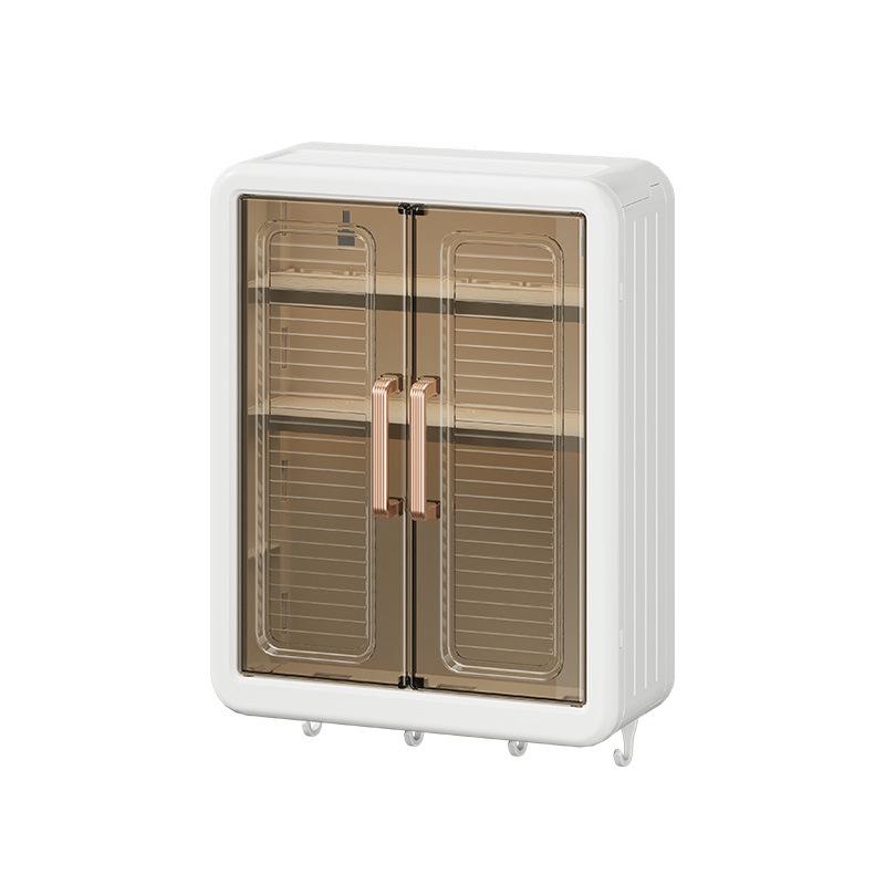 Wall-Mounted Dustproof Bathroom Cosmetic & Skincare Storage Cabinet