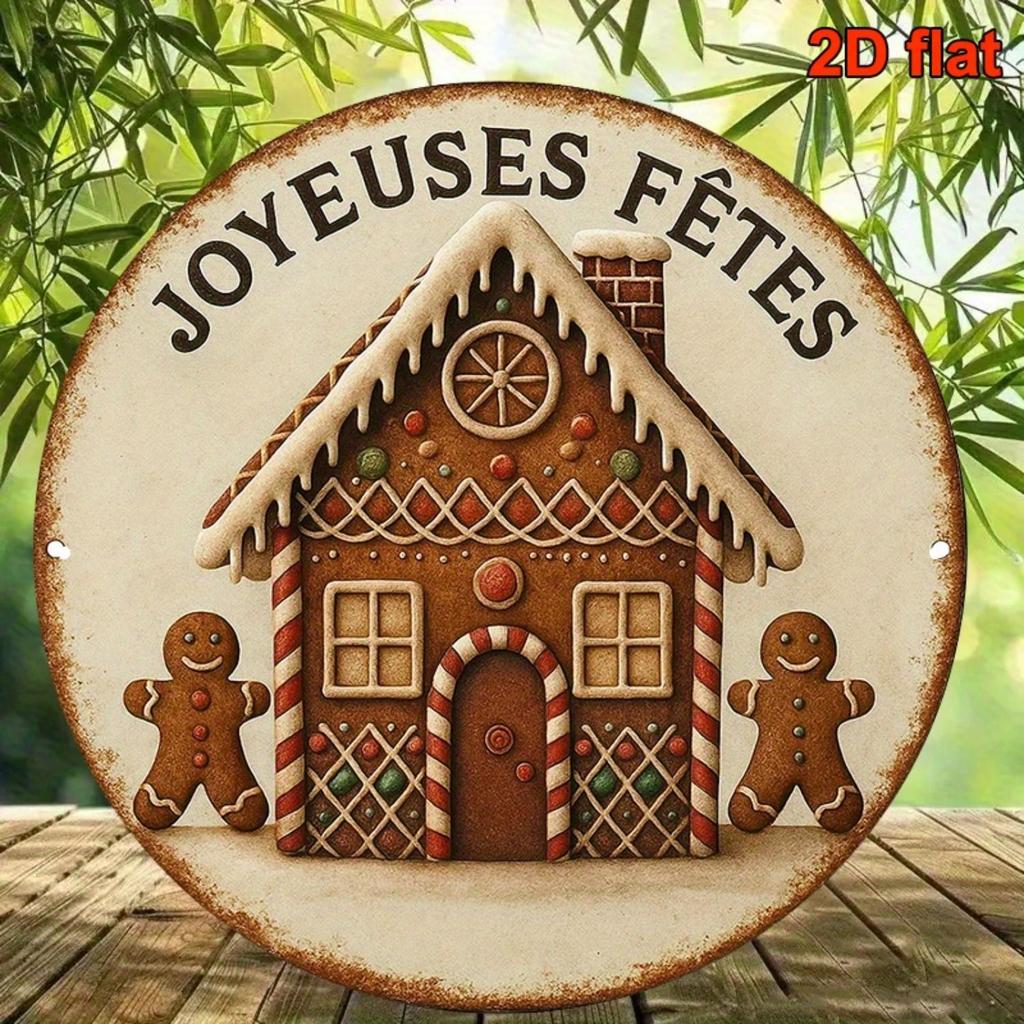 2D Flat Metal Wall Sign Decor