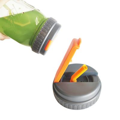 Dayanıklı BPA İçermeyen Koruma Çevre Dostu İçecek Kavanozu Dökme Ağzı Kapağı Kapaklı Günlük Yaşam Kavanozu Kapağı