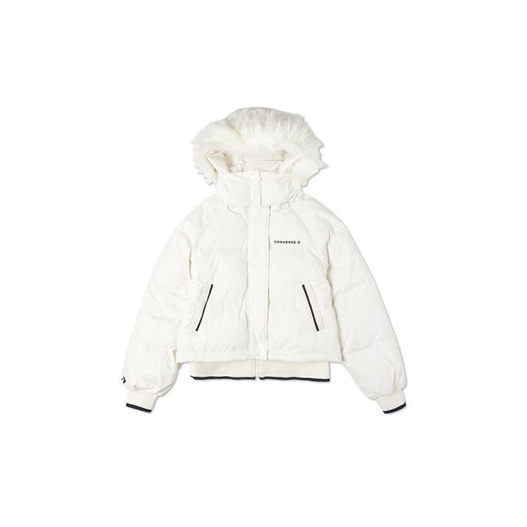 (WMNS) Converse Convertible Long Down Jacket Asia Sizing 'White' Women's 10020023-A01