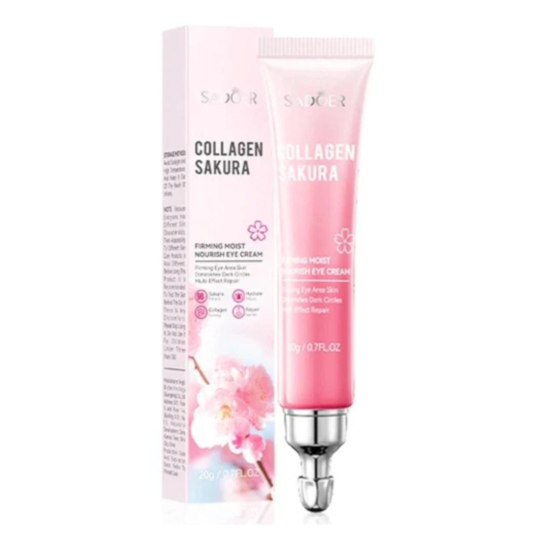 

Eyelid cream with sakura extract and collagen SADOER COLLAGEN SAKURA FIRMING MOIST NOURISH EYE CREAM – 20 g