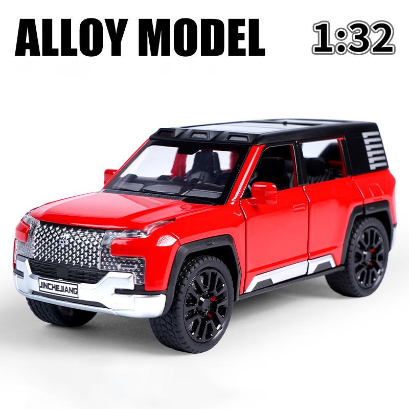 1/32 BYD Look UPAT U8 SUV Alloy Die Cast Toy Car Model Sound and Light Pull Back Children's Toy Collectibles Birthday Gift