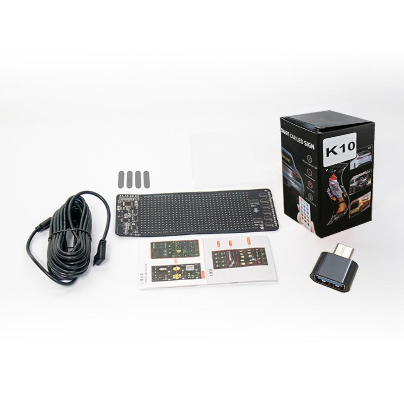 Cross-Border LED Car Display: Bluetooth-Controlled Devil Eye Soft Screen