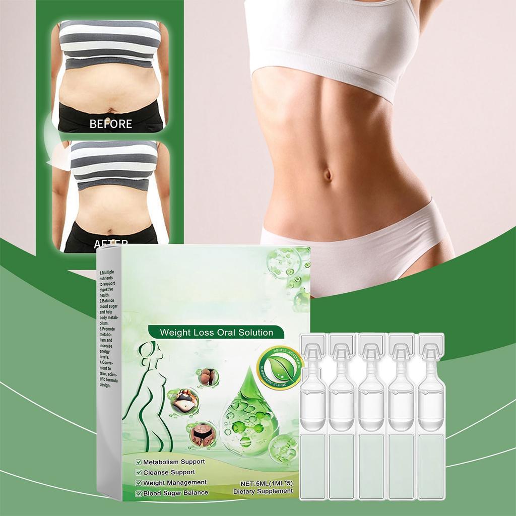 Slimming And Shaping Health Management Drops Promote Metabolism, Stabilize Blood Sugar, Aid Digestion, And Are Weight Management Supplements,5ML
