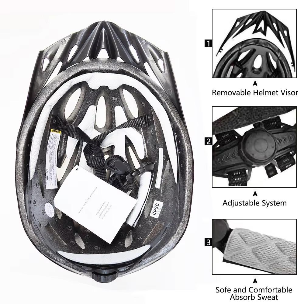 PMT Cycling Helmet Comfort Lining Lightweight Hollow Riding Safety Cap Head Protection Bicycle MTB Helmets Men Women Bike Helmet