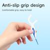 2-In-1 Multifunctional Dental Floss Stick High Elasticity Dental Floss Comfortable Soft Silicone Interdental Brush Oral Care