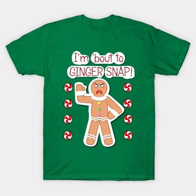 Gingerbread attitude! Made in Australia T-Shirt 3XL