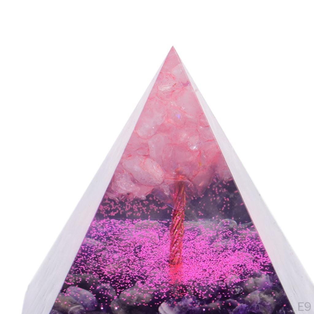 Crystal Pyramid Decorative for Crafts Ornament Home Decoration Christmas