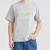 Men Cotton Tshirt Plus Size Summer Unisex T Shirt Fourth Grade Rainbow Outline Text Short Sleeve Printed O Neck Top Tees