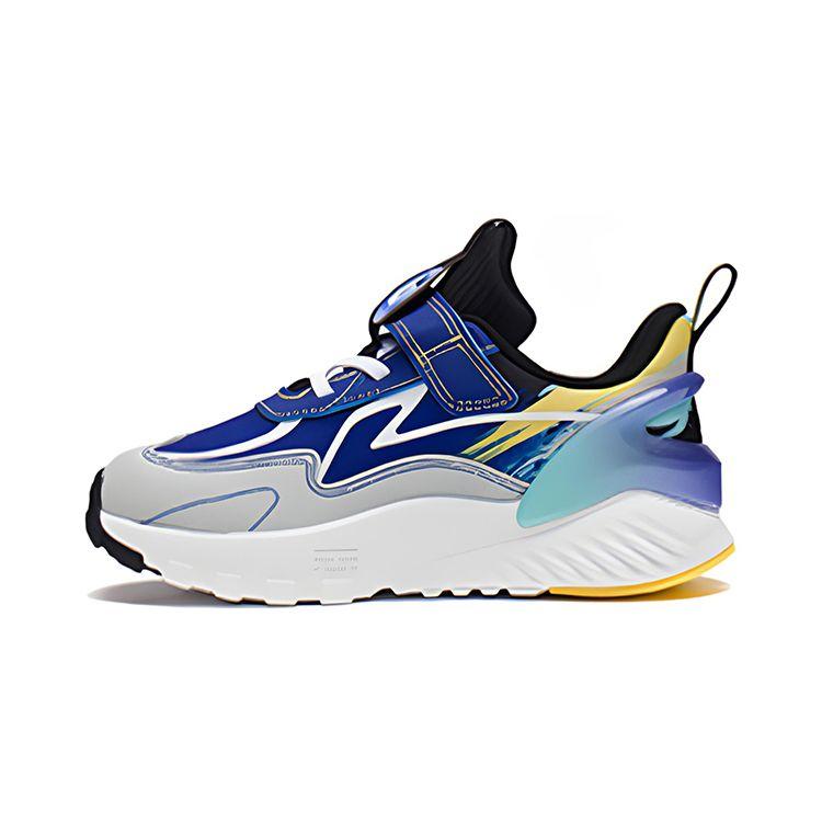 Li Ning Kids Comfortable Sports Slip Resistant Shock Absorbing Durable Breathable Lightweight Casual Shoes Kids Casual Shoes Blue YKNS060-5