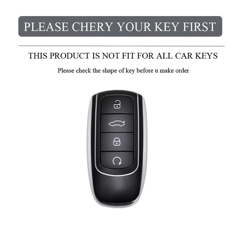 Tpu Car Key Case Cover Shell For Chery Series Tiggo 8Pro 8Plus Max New 5Plus 7Pro Arrizo Omoda 5 C5 Holder Accessories