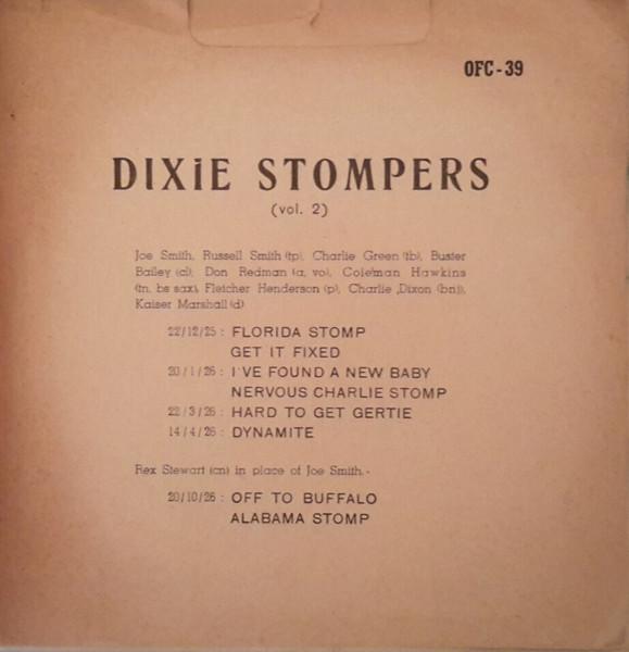 

10inch Record DIXIE STOMPERS - Vol. 2 OFC39 Only For Collec Argentina Jazz Used