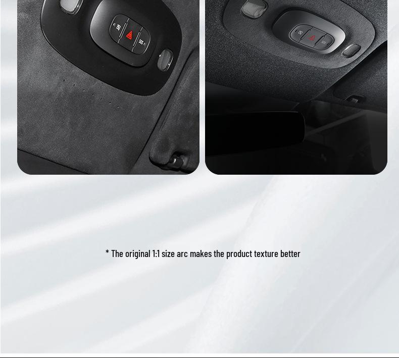 SU7 Alcantara Suede Reading Light Ultra-Thin Interior Decoration Sticker