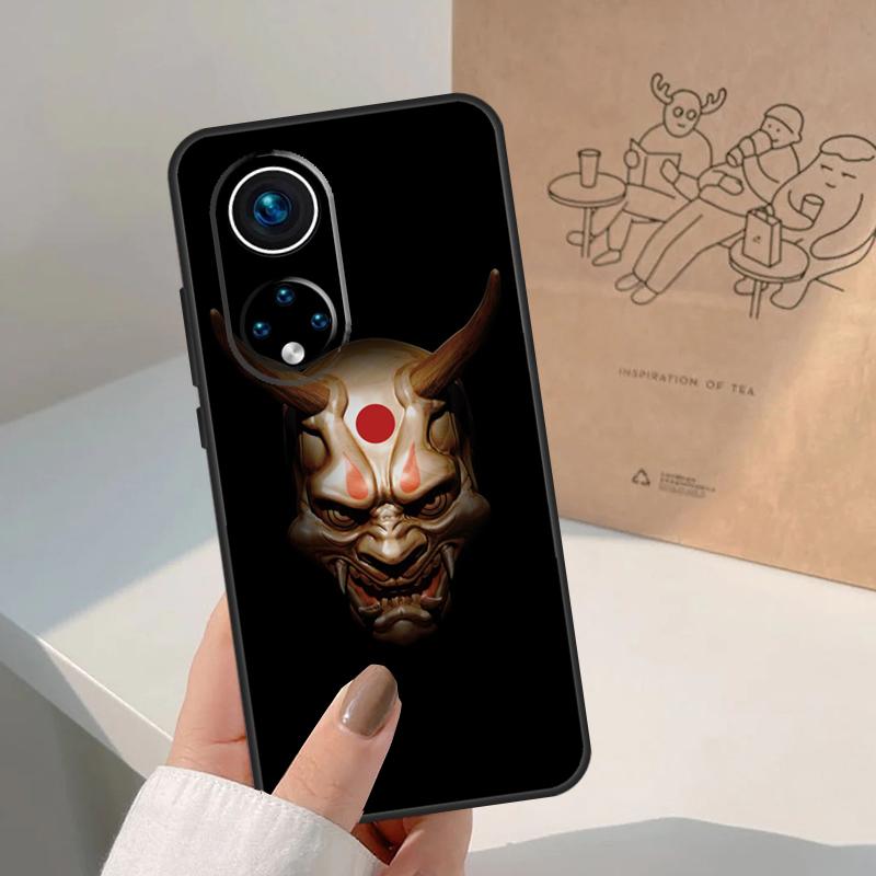 Japanische Oni Hannya Dämonenmaske Für Honor Magic 8 5 6 7 Pro Hülle Für Honor 400 200 Lite 50 70 90 X8c X8b X9a X9b X9c X9d Win