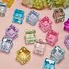 18mm High Transparency Simulated Ice Cubes 30/50/100Pcs - DIY Handmade Craft Accessories for Jewelry, Fish Tank & Bar Decor