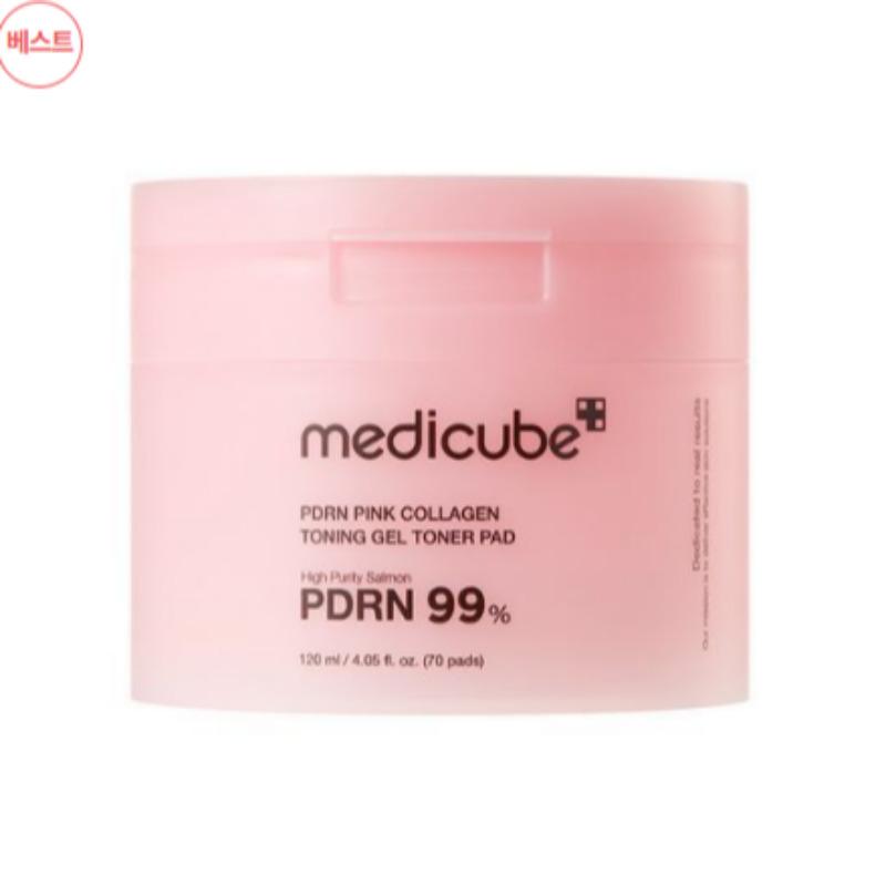 

Medikube PDRN Pink Collagen Gel Toner Pad 70 Sheets