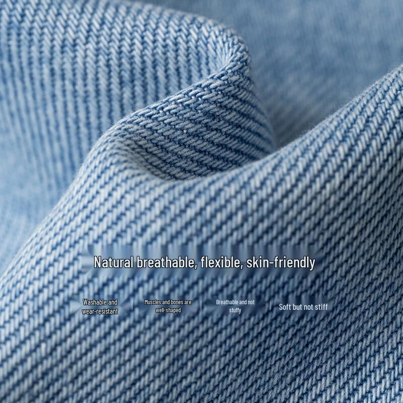 Chuyu JiaoDian Women's Floral Embroidered Wide-Leg Jeans