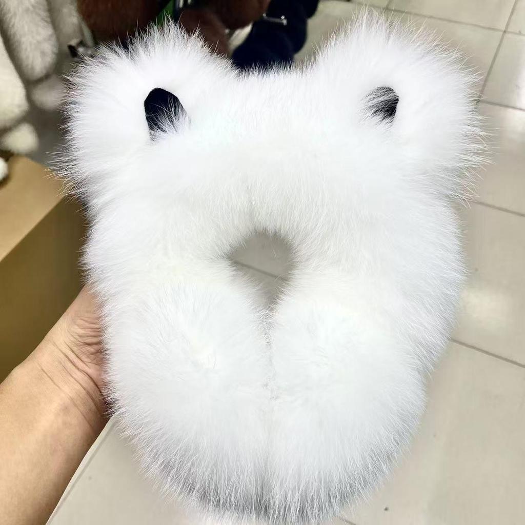 Real Fox Fur Cat Ear Earmuffs for Women - Cute, Cold-Proof, and Warm Winter Ear Warmers