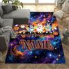 Halloween Night Adventure Personalized Text Area Rug Perfect for Entryway Bedrooms Foyer Hallway Anti-slip Rug Office Home Decor
