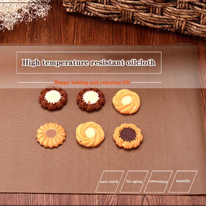 Non-stick Teflon Kitchen Supplies Reusable Sheet Pastry For Outdoor BBQ New Baking Mat High Temperature Resistant Baking Unique