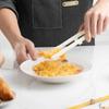 Anti-scalding Bread Cake Clip High-temperature Resistant Long Handle Fried Steak Clip Food Grade Non-Stick Silicone Food Tong