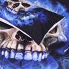 Blue Fire Skull Duvet Cover Pillowcase Set Bed Linens Home Textile For Double Size Bedclothes Bedding Quilt Cover Sets Halloween