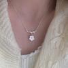 Pastoral Cherry Blossom Necklace for Women - Sweet Clavicle Chain, Perfect Gift for Best Friend