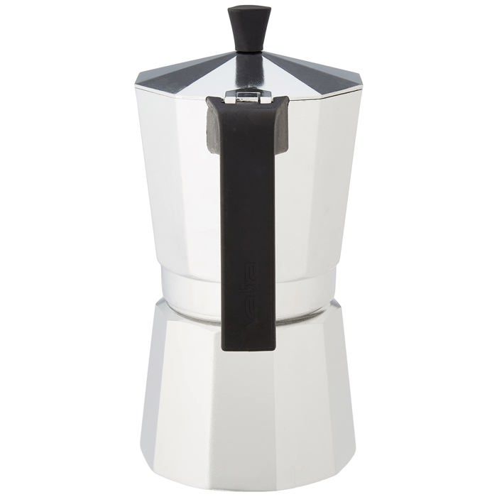 Cafetière italienne - Valira - Vitro - 9 tasses - Aluminium - Manuel - Moulu - Voyage - Classique - Filtre inclus