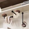 Adhesive Wood Hook Auto Adhesive Home Organizers For Bathroom Storage Drillless Mounting Durable Wooden Design