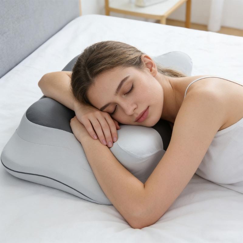 Support Pillow Contoured Memory Foam Cores Washable Comfortable Cover All Night Comfortable