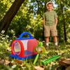 Set Gabbia per Osservazione Insetti Esplorazione all'Aperto con Manico Recinzione Portatile in Rete e Attrezzi per la Cattura di Insetti Kit Educativo per Bambini e Principianti