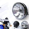 7'' Universal Motorcycle Headlight Amber High/Low Beam Light For Honda Yamaha Harley Suzuki EN125 EN150-A Moto Head Lamp Bulb