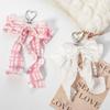 Pearls Bows Bag Charm Pendant Aesthetic Purse Charms Aesthetic Keychains Keyring for Women Backpack Purse Handbag Decors