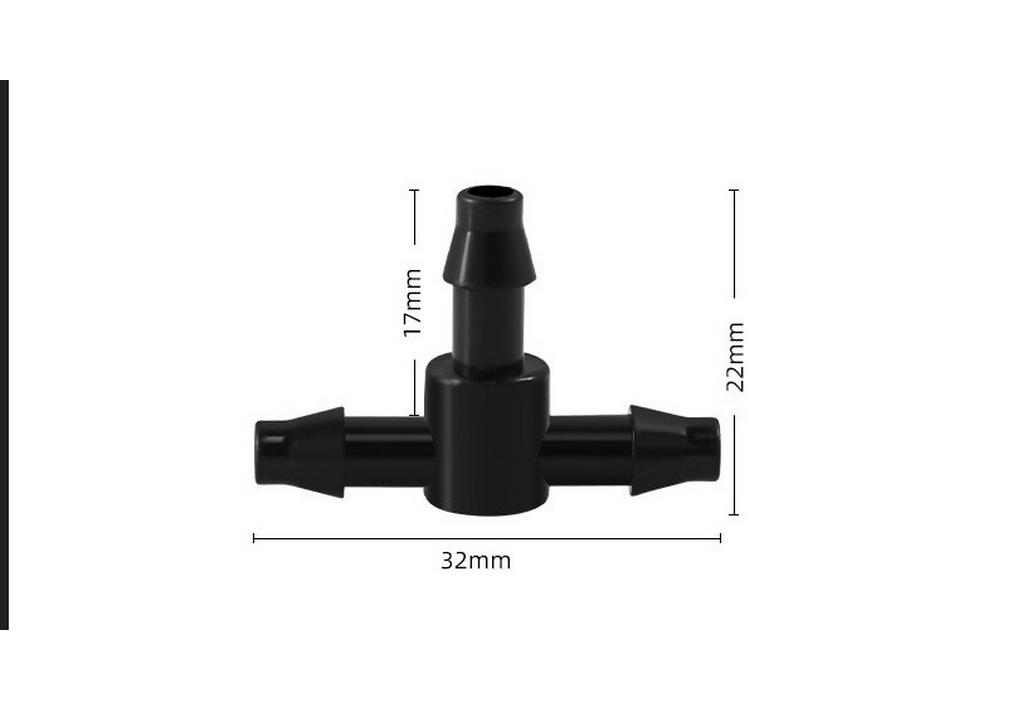 Eight-Hole Red Cap Drip Irrigation Sprinkler for Farms & Gardens