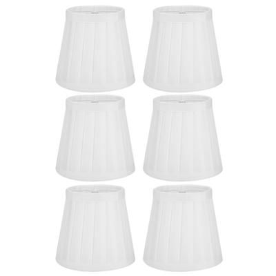 6PCS Clip On Small Replacement Lamp Covers Barrel Shape Drum Lamp Shade  Wall Lamp