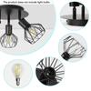 Spot Led Ceiling Lamp Adjustable Metal Wire Cage Kitchen Spotlight E14 Indoor Spot Light for Bedroom Dining Room Ceiling Light