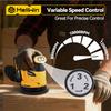 MELLWIN Cordless Electric Sander 3Speed Adjustable Orbital Sanding Polishing Machine Woodworking Tool For Makita 18VBattery Pin